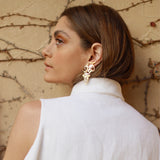 Mantra Cluster Single Earring